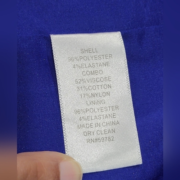 18W ADRIANNA PAPELL Lace Lined Evening Cocktail Midi Dress - Picture 5 of 6